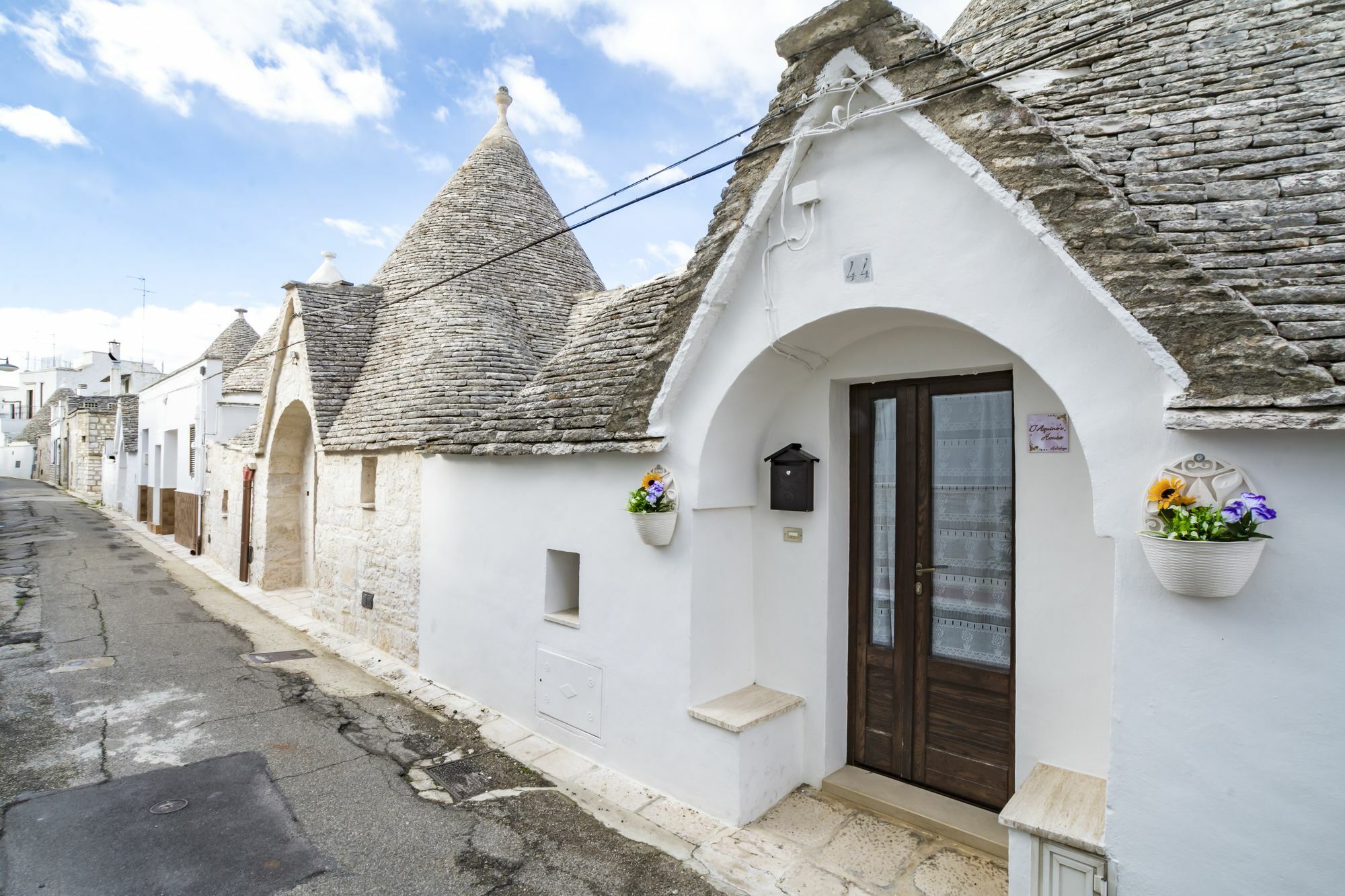 I Trulli Di Zia Dora Apartment อัลเบโรเบลโล ภายนอก รูปภาพ